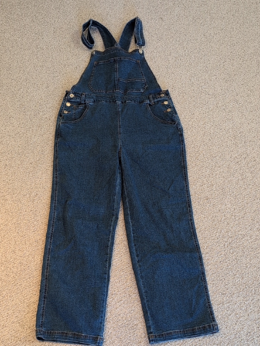 Dark Wash Denim Overalls